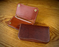 Special Trucker Wallet Vintage Russet Bicolor TexuCrafts